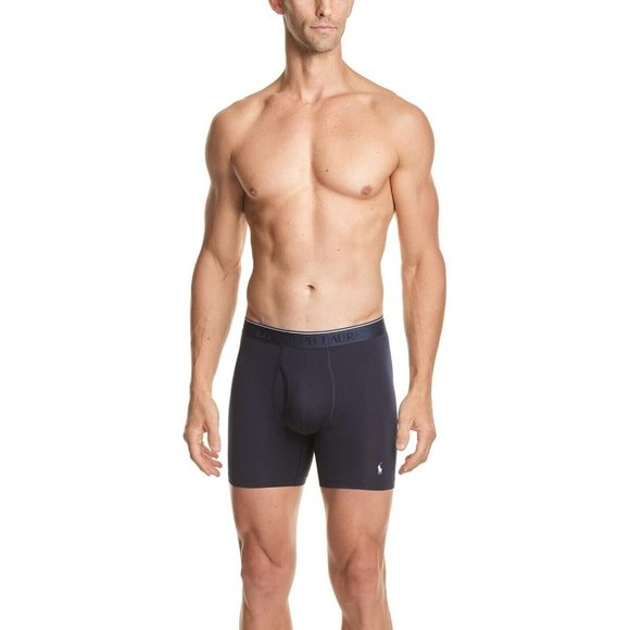 POLO RALPH LAUREN CLASSIC BOXER BRIEFS COLOR NWBBP3 BLACK/CRUISE/GREY - Picture 7 of 11